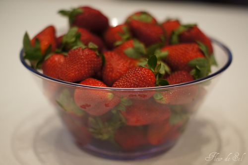 fraises pour tarte