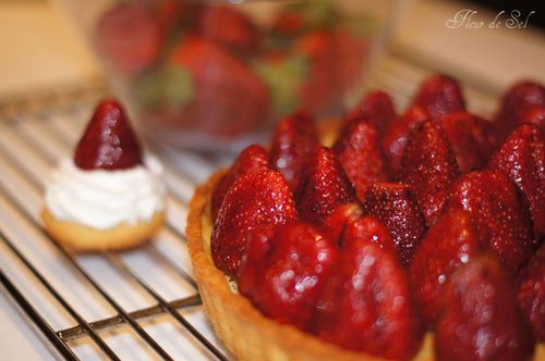 tarte aux fraise creme d'amande 2