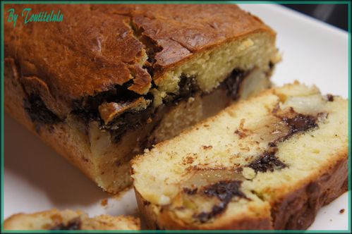 gâteau moelleux poire choco (4)