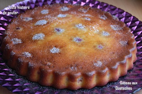 gâteau aux quetsches