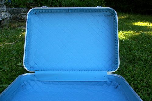 valise bleu vintage 2
