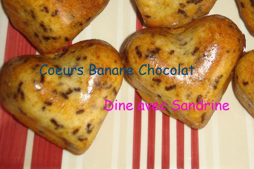 Coeurs Banane Chocolat 8