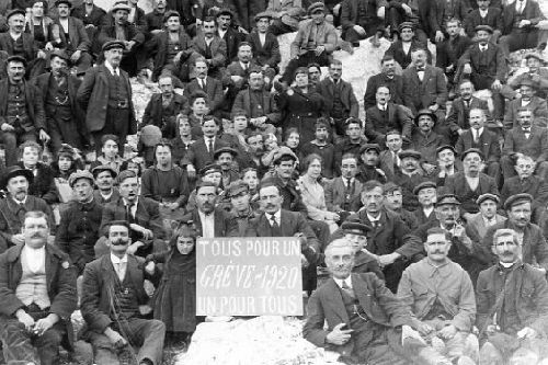 cheminot greve 1920
