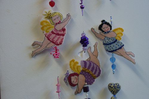 pendule broderie