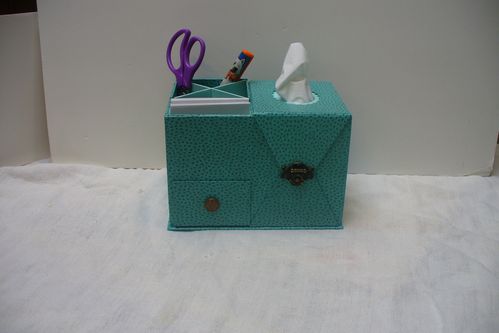 cartonnage boîte à mouchoirs de bureau