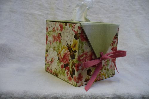boîte à mouchoirs tissu