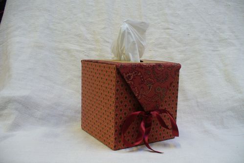 boîte à mouchoirs tissu