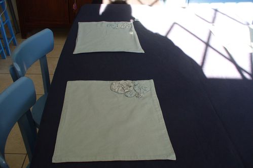 sets de table en tissu
