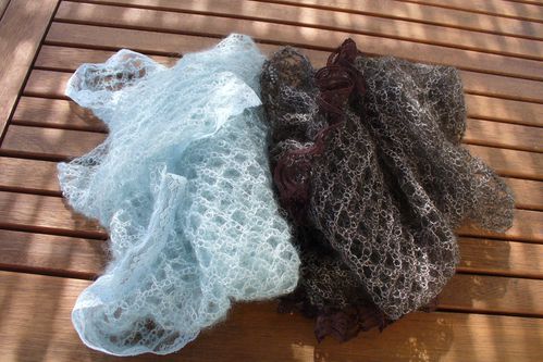châles au crochet