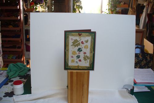 carte brodée