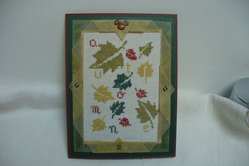 carte brodée