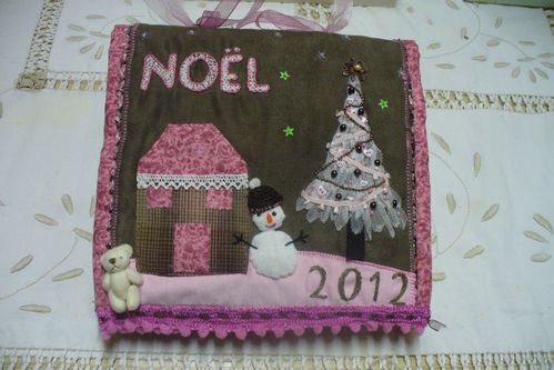 mini album noel 2012 rose et marron glaçé