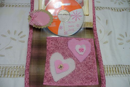 mini album noel 2012 rose et marron glaçé