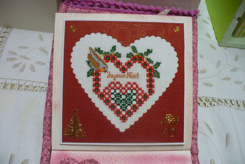 mini album noel 2012 rose et marron glaçé