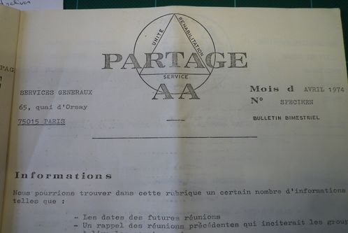 BSG BRUXELLES 345 avril 1974