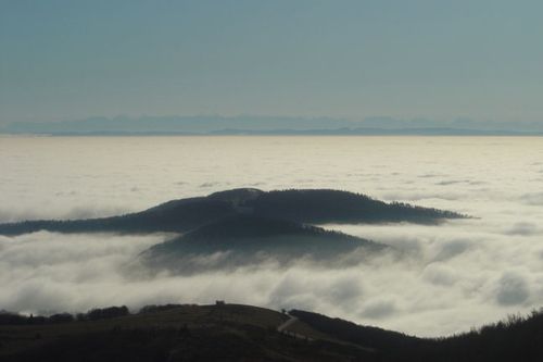 mer de nuages montagne