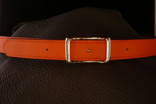 Ceinture réversible / Reversible leather belt