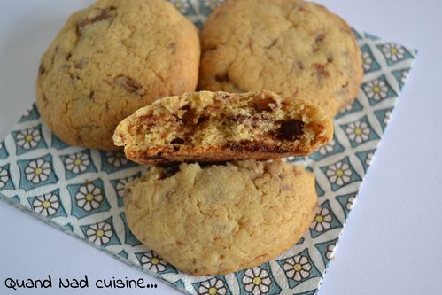 cookies crunchy moelleux aux pépites de chocolat1