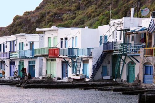 758e Klima, sur l'île de Milos (Cyclades)