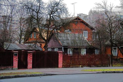 780b4b Vieilles maisons typiques à Grodno