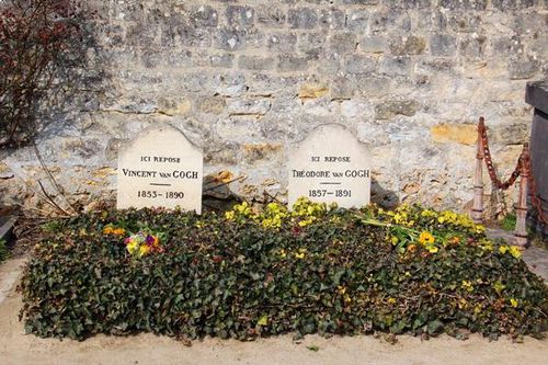 793b2 Les tombes de Vincent et Théo Van Gogh à Auvers