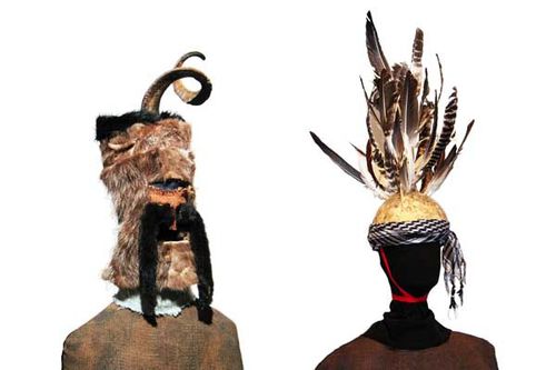 821g2 masques de carnaval (Veria, musée byzantin)