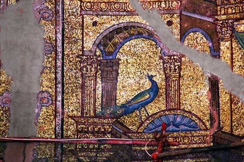 833h4 Thessalonique, mosaïque de la Rotonda