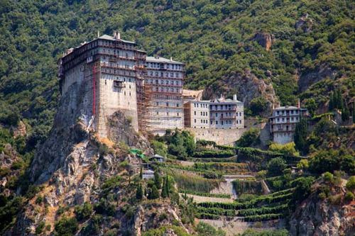 838g2 Mont Athos, monastère Simonopetra