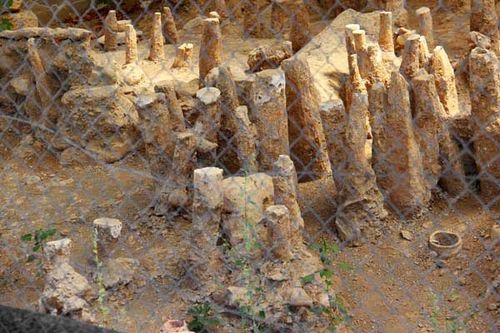 840g2 piles du pont sur le Strymon à Amphipolis