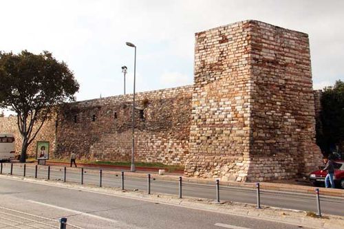 874a6 murs byzantins de Constantinople
