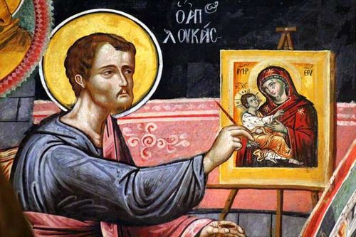 905h Arta, Ste Theodora, saint Luc peint Marie