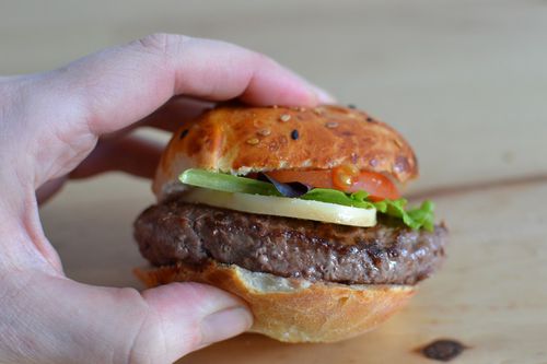 petit hamburger maison raclette