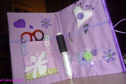 kit couture mauve intérieur