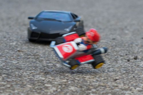 Kart léger vs Lamborghini Reventon (2)