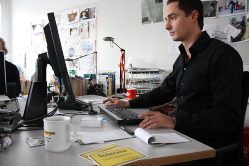 Gregor Boldt, à son bureau de la Westfälische Rundschau Photos-1-1049.jpg