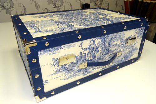 valise bleue Ginette