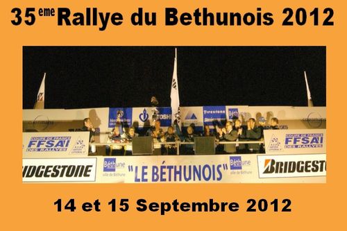 rallye du bethunois 2012