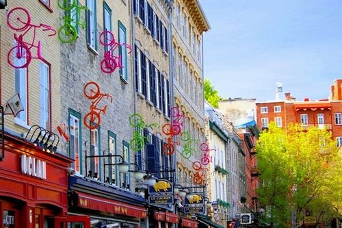 Canada Quebec Rue du petit Champlain