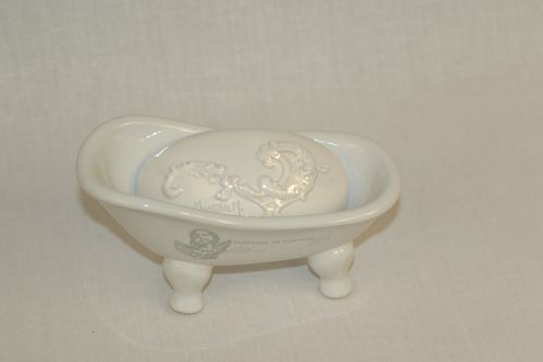 Baignoire avec savon Fleur de coton