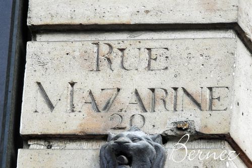 Rue Mazarine 75006 Blog
