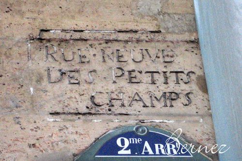 Rue des Petits Champs 75002 Blog