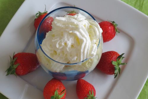 fraises vanille