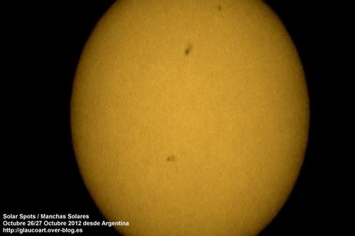 Manchas Solares 26,27 OCT 12