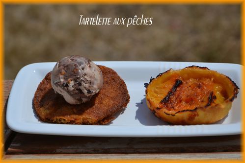 tartelette peches