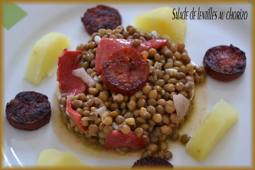salade lentilles chorizo 1