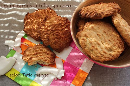 macarons antillais au coco macarons au coco