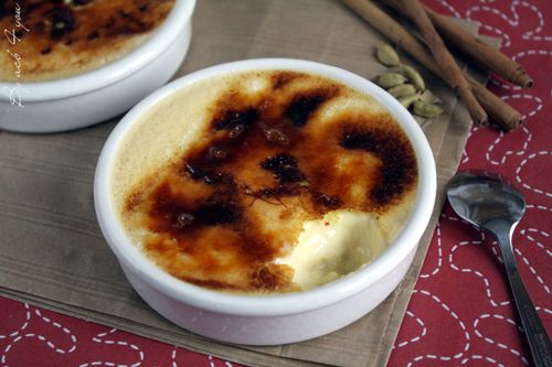 crème brûlée au safran c