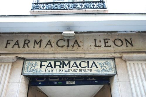 Farmacia Leon, Madrid, juillet 2010