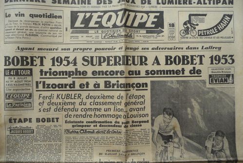 L'Equipe 28.7.54. 1