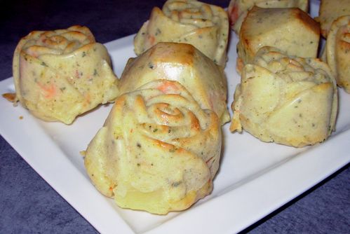 Moelleux saumon-crevettes-ananas3